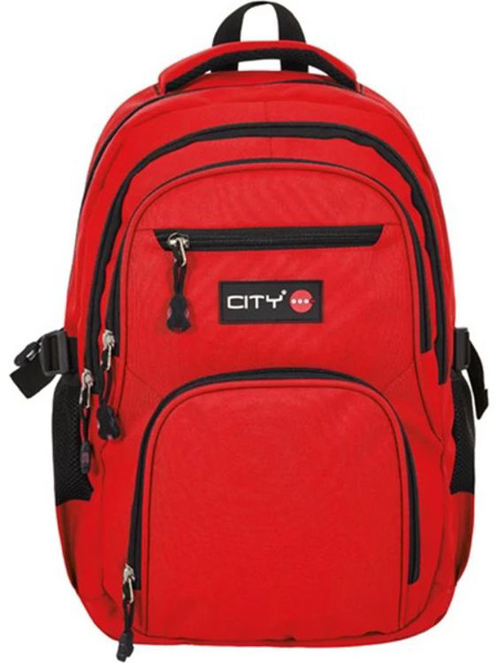 Picture of 95021- CITY SCHOOL BAG - 5 ZIP COMPARTMENT -2 MAIN